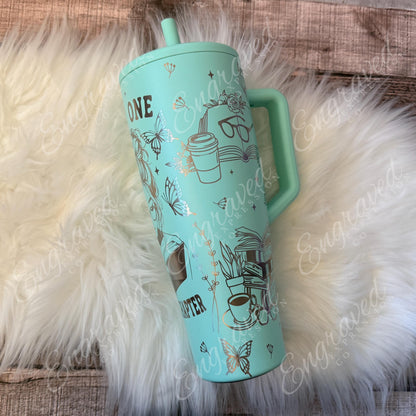 Engraved Brumate Tumbler – Mint Brumate Era – Reading Design Teacher Student Gift