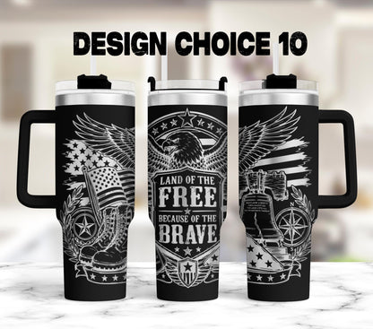 Engraved YETI Tumbler – America 250 Patriotic Drinkware | Limited Edition Cup