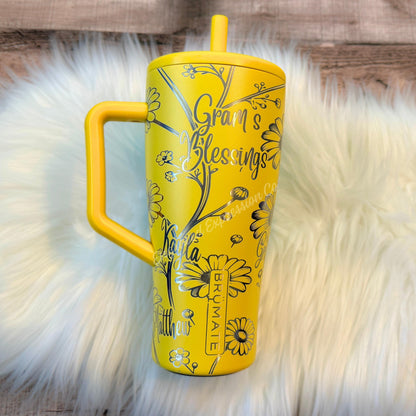 Engraved Brumate Tumbler | Personalized Grandma Gift | 40oz Stainless Steel Cup
