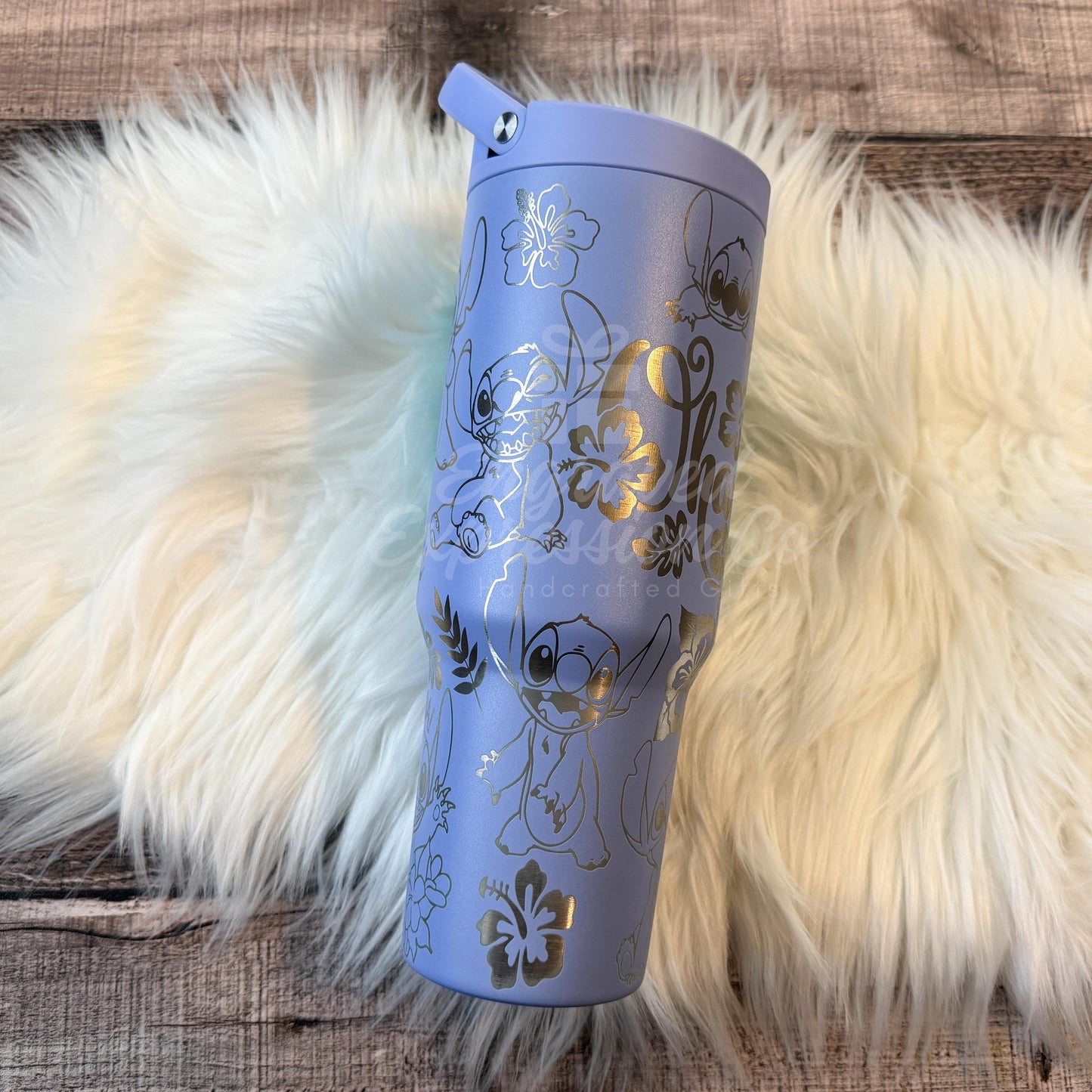 Engraved HydroJug Tumbler | Custom Name 40oz Stainless Steel Cup with Full Wrap Engraving