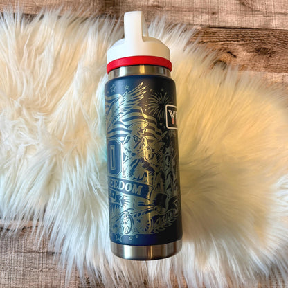 Engraved YETI Tumbler – Limited Edition USA 250th Anniversary Patriotic Cup Gift