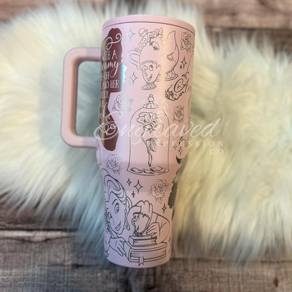 Engraved HydroJug Tumbler - 40oz Insulated Beverage Container With Full Wrap Design