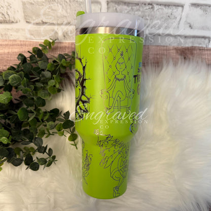 Engraved Christmas Tumbler – Durable Stainless Steel Cup with Full Wrap Engraving