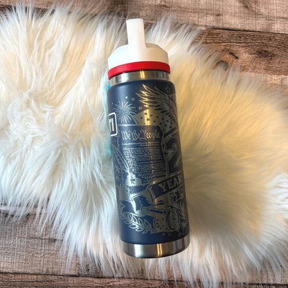 Engraved YETI Tumbler – Limited Edition USA 250th Anniversary Patriotic Cup Gift