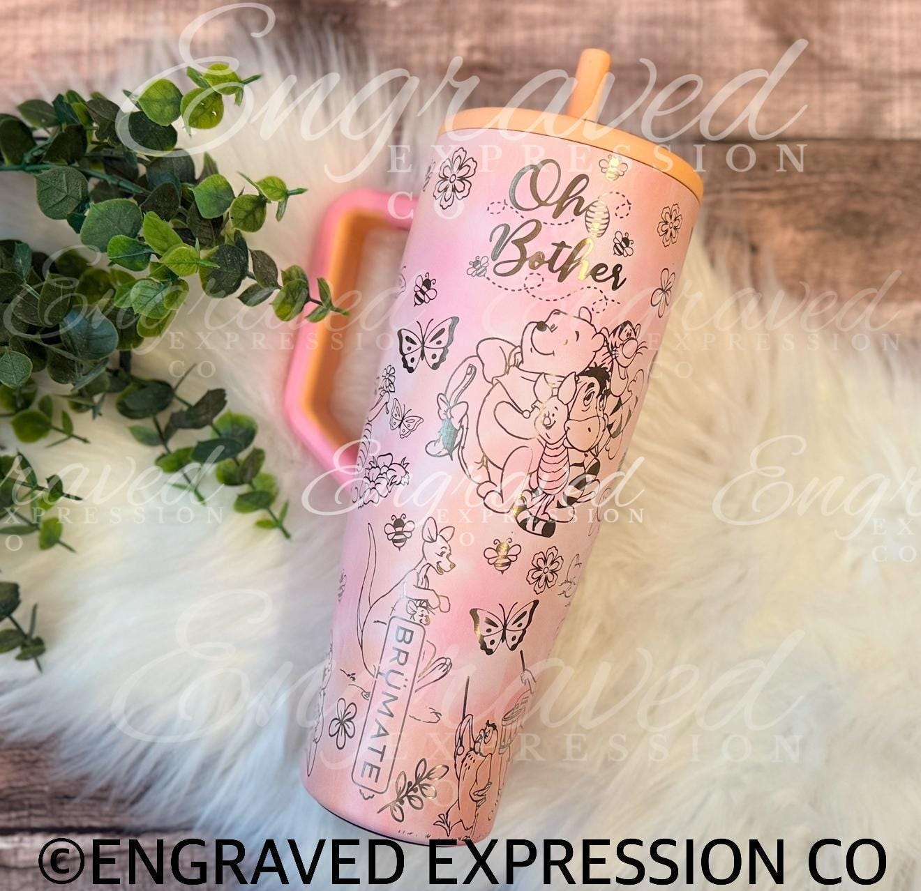 Brumate Era Tumbler 40oz Insulated Cup – Leakproof Custom Engraved Design