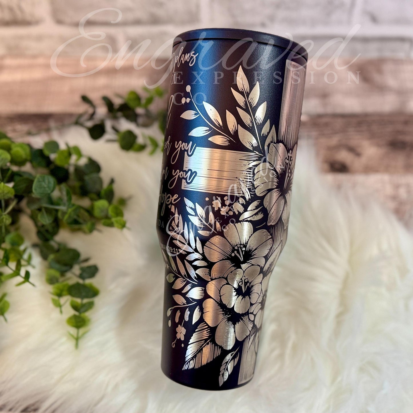 Engraved Hydrojug Tumbler - Custom Laser Engraved Travel Mug | Faith Inspired Drinkware