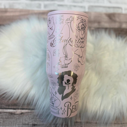 Engraved HydroJug Tumbler - 40oz Insulated Beverage Container With Full Wrap Design