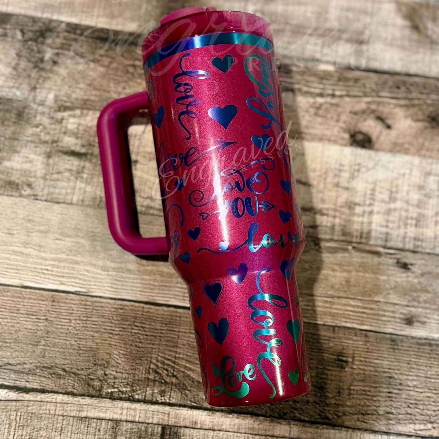 Engraved Stanley Tumbler Berry Truffle Stanley Quencher Limited Edition Berry Truffle Custom Stanley Cup Personalized Stanley Gift, EngravedExpressionCo