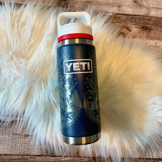 Engraved YETI Tumbler – Limited Edition USA 250th Anniversary Patriotic Cup Gift