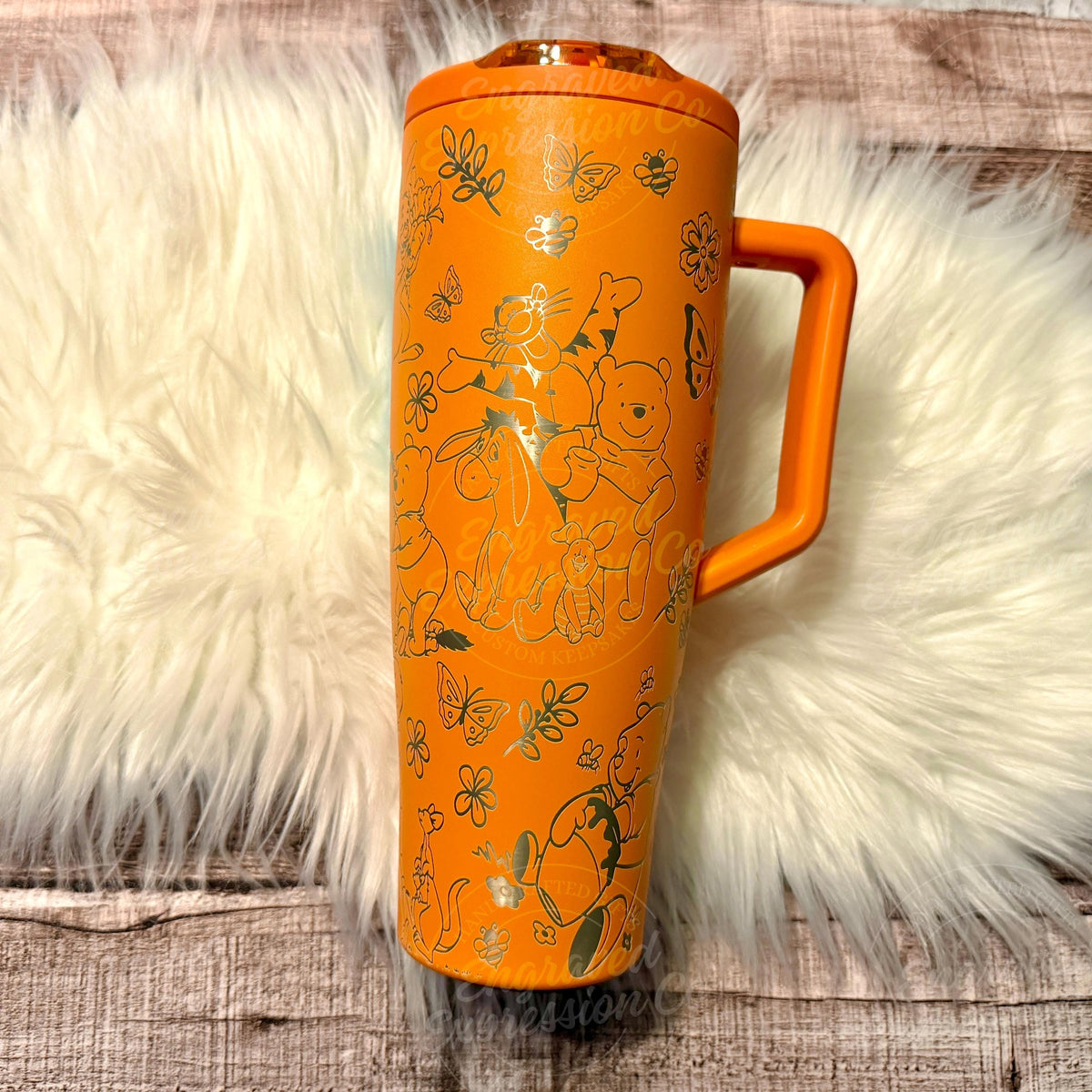 Engraved 40Oz Brumate Tumbler, Clementine, Storybook Forest Friends