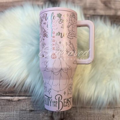 Engraved HydroJug Tumbler - 40oz Insulated Beverage Container With Full Wrap Design