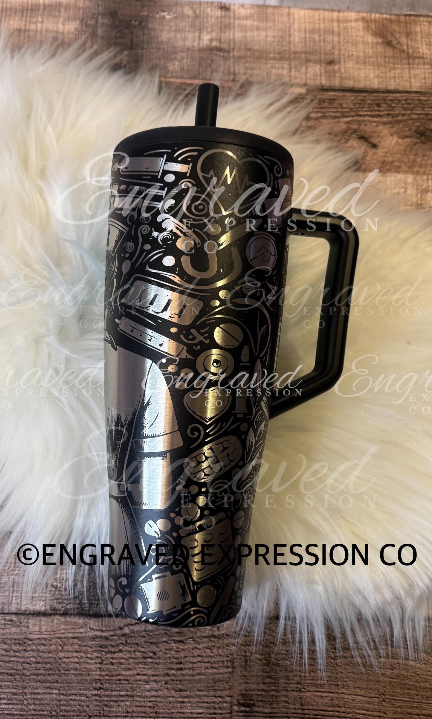 Engraved Nurse Tumbler - Custom RN Gift | Brumate Era 40oz Insulated Mug