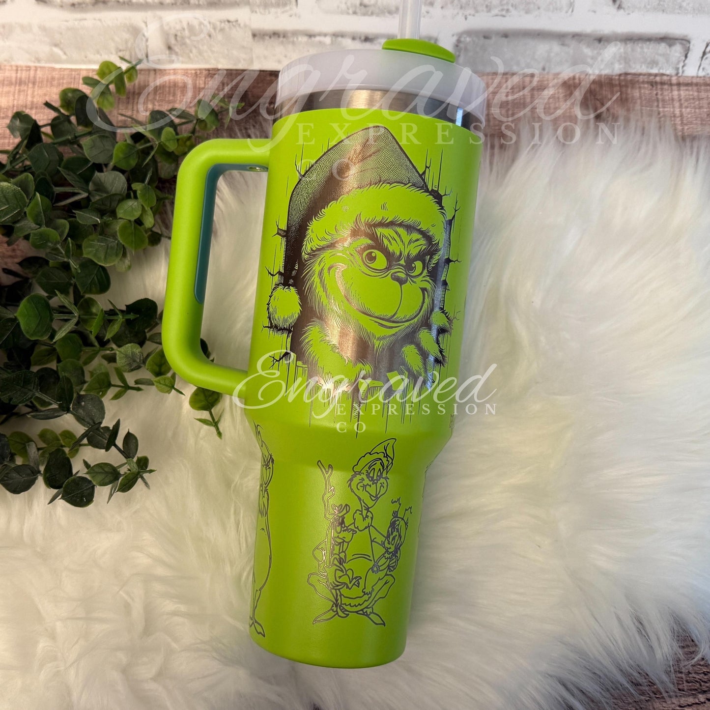 Engraved Christmas Tumbler – Durable Stainless Steel Cup with Full Wrap Engraving