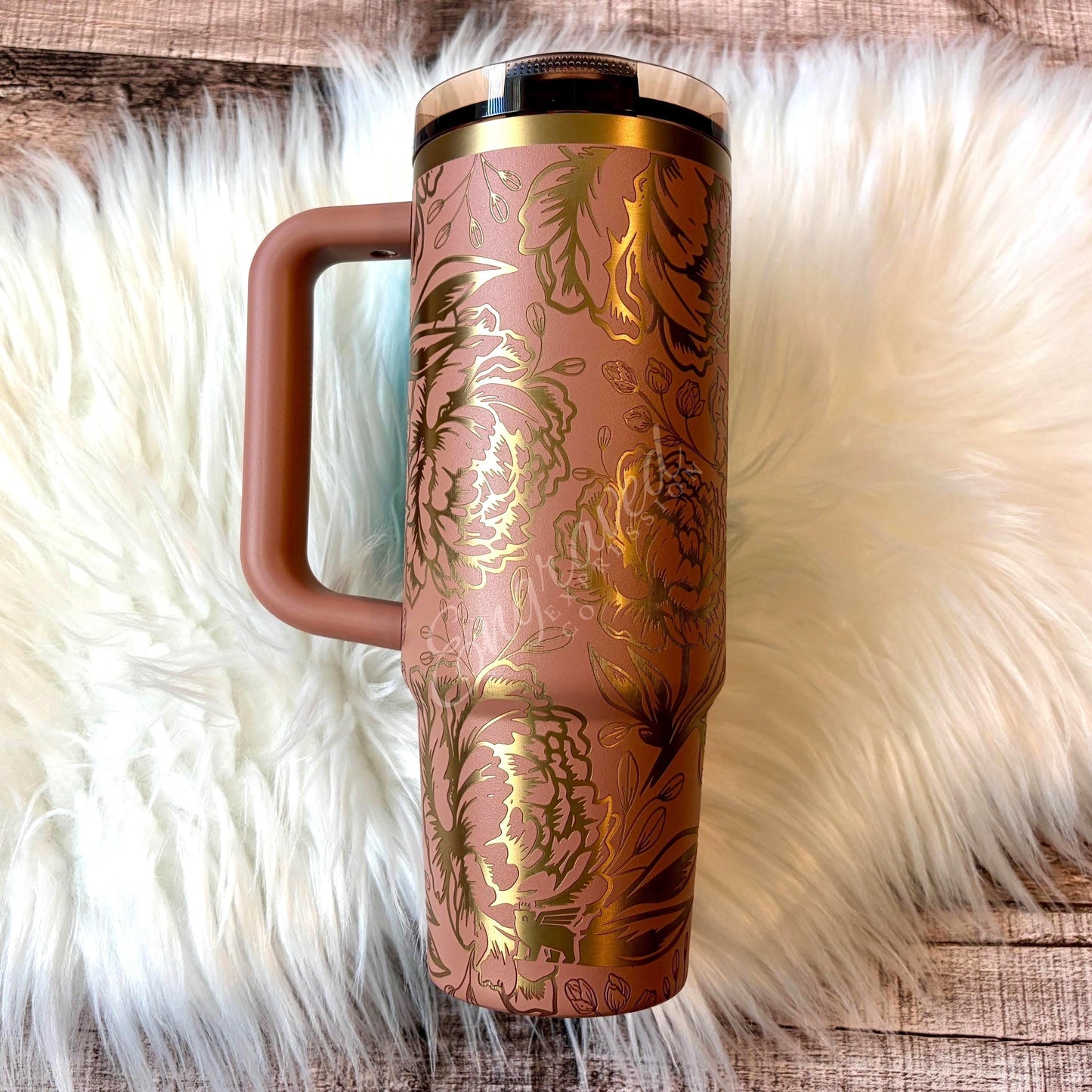 Stanley Protour Tumbler - Engraved Mocha Latte Stainless Steel Travel Mug