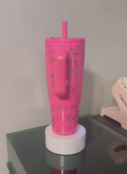 Engraved Brumate Tumbler - 40oz Insulated Stainless Steel Butterfly Design