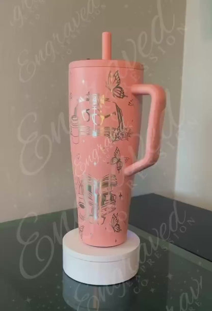 Engraved Brumate Tumbler | 40oz Insulated Travel Mug | Guava Color Cup