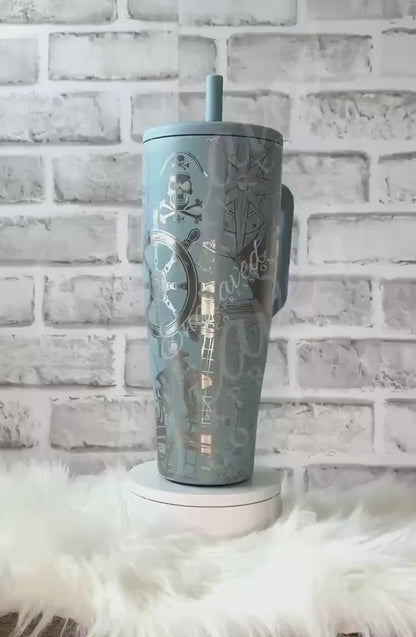 Engraved Brumate Tumbler - Custom Pirate Design Cup | Personalized Drinkware Gift